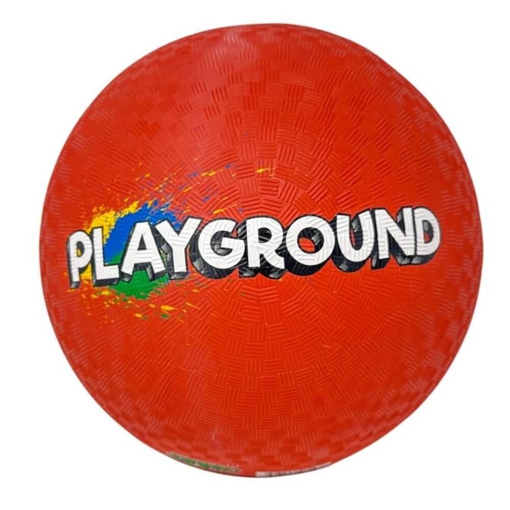 Red Playground Rubber Kickball 8.5" Diameter